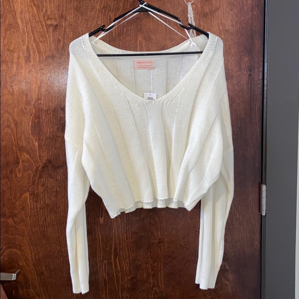 Cropped urban outfitters sweater
